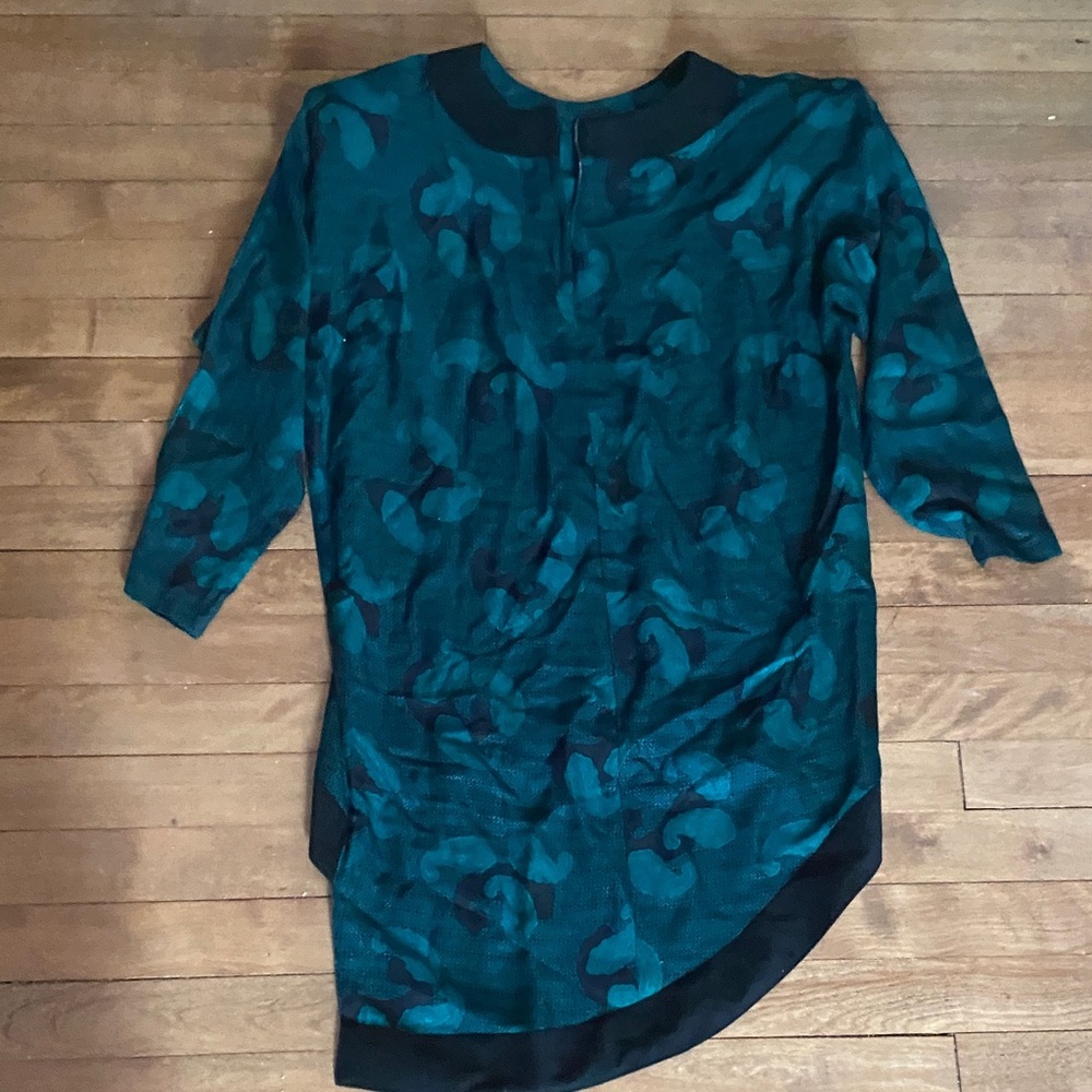 Vintage Cach’e Green Patterned skirt suit - Picture 5 of 7